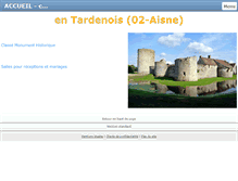 Tablet Screenshot of chateaudenesles.com